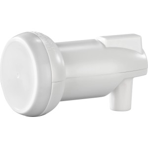 Hama Antennen-Kupplung SAT Universal-Single-LNB, grau, für digitalen SAT-Empfang.