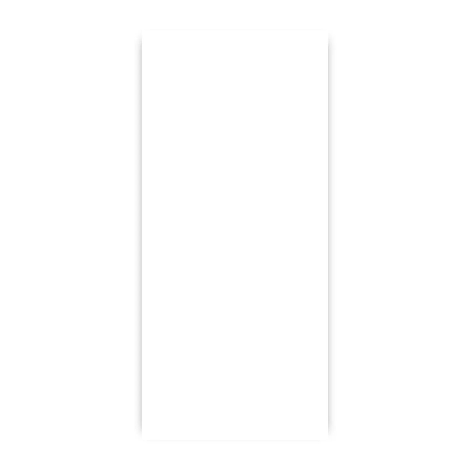 Walllux Duschrückwand Weiss Alu-Verbund 3 mm 90 x 200 cm