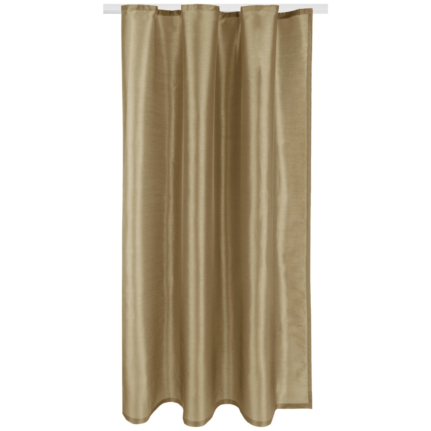 Bestlivings Gardine Blickdicht 140 cm x 145 cm Band Taupe Dunkel günstig online kaufen