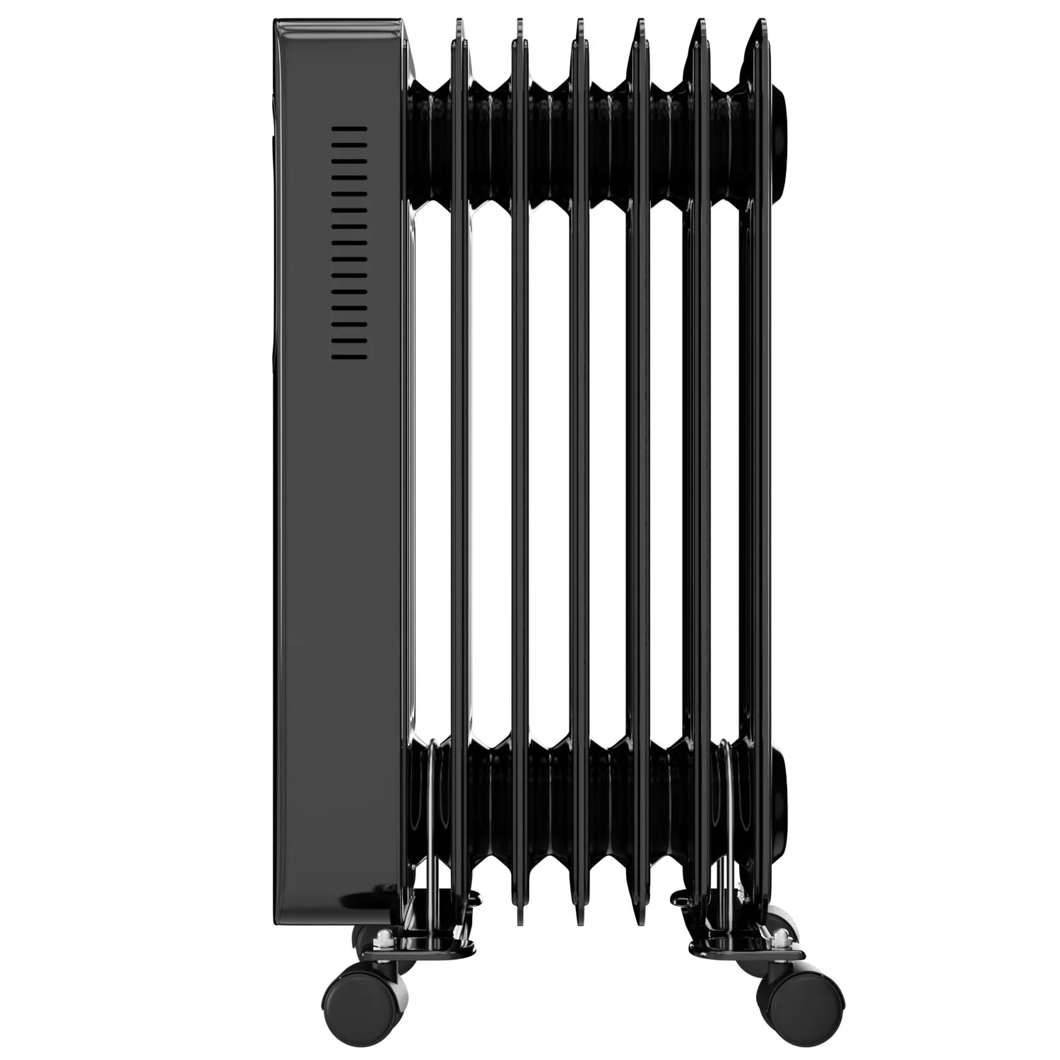 Schwarzer TroniTechnik Ölradiator TT OR 307 mit 7 Rippen und WiFi Funktion.