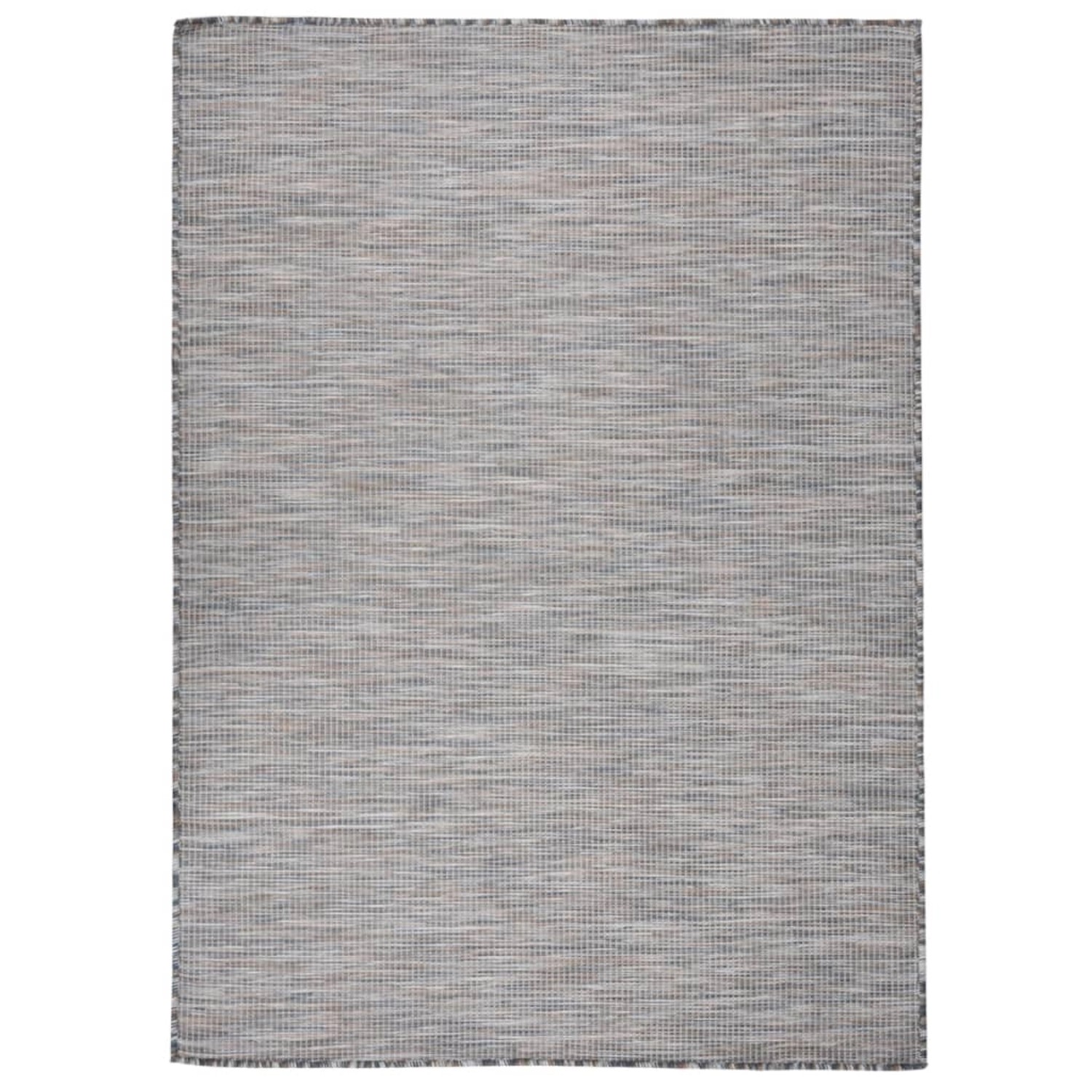 Vidaxl Outdoor-teppich Flachgewebe 200x280 Cm Braun Und Schwarz günstig online kaufen