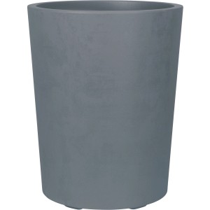 Aschgrauer Deroma Pflanztopf Millenium, Ø 43,5 cm, aus robustem Kunststoff für Innen- und Außen.