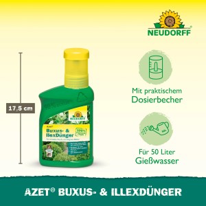Neudorff Azet Plus Buchsbaumdünger, flüssig, 250ml Flasche.
