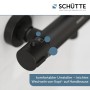 Schütte Brauseset Adria Thermostatarmatur, Schwarz Matt, Detailansicht