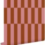 ESTAhome Vliestapete mit vertikalen rosa und roten Streifen. Dekorative Tapete für moderne Wandgestaltung.