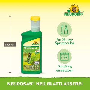 Neudorff Neudosan Neu Blattlausfrei, 500ml Flasche zur Bekämpfung von Blattläusen.