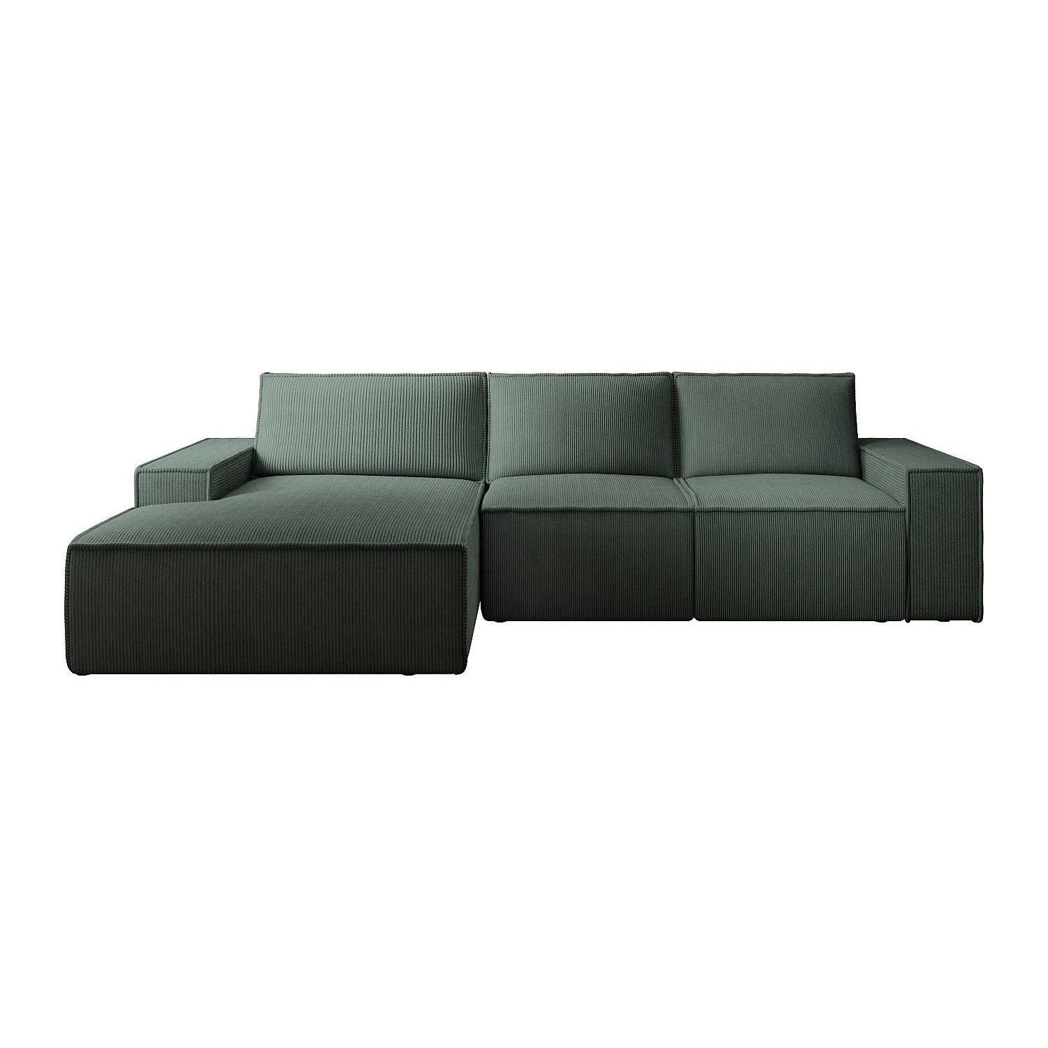 Vente-unique Schlafsofa Amelia Grün 297 cm