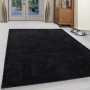 Ayyildiz Kurzflorteppich Ata 7000 in Anthrazit, 80x250 cm. Moderner Teppich für Wohnräume.