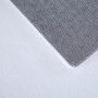 Detailaufnahme: Weißer Ayyildiz Kurzflorteppich Pouffy, Ø 120 cm.