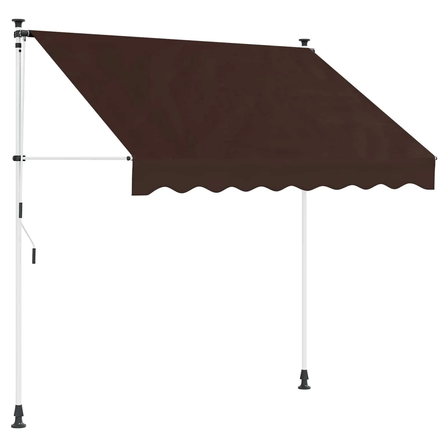 vidaXL Manuell Einziehbare Markise Braun 350 cm 42037049