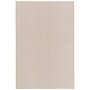 Beiger Snapstyle Feinschlingen Velour Teppich, 80x160cm, schlicht und robust.