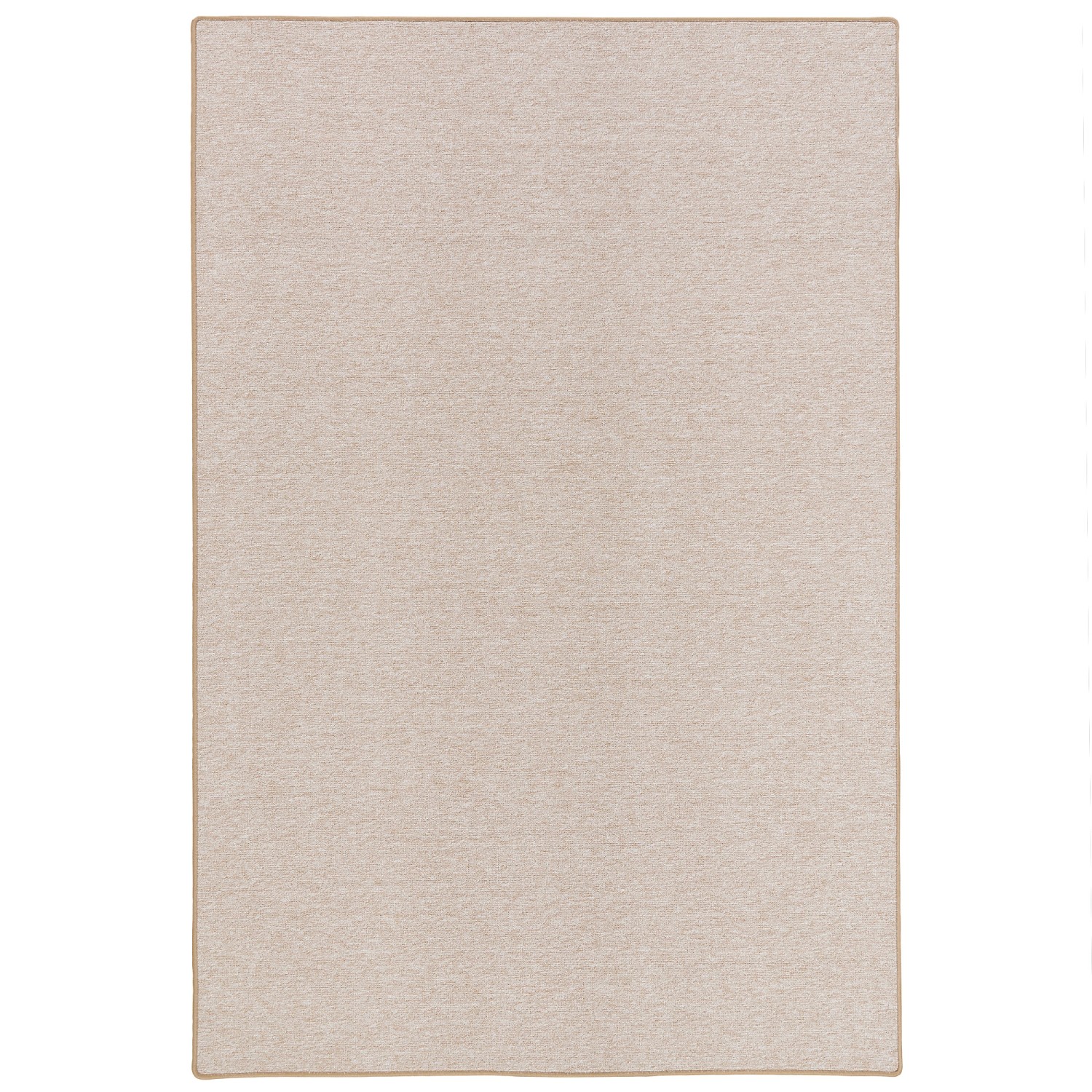 Beiger Snapstyle Feinschlingen Velour Teppich, 80x160cm, schlicht und robust.