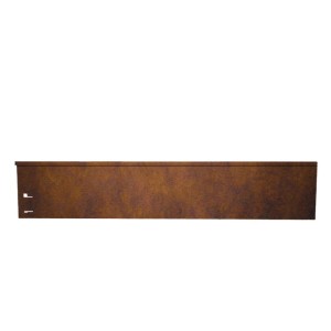 Green-Split Rasenkante Cortenstahl 113 cm Mahkante Abschlussstück