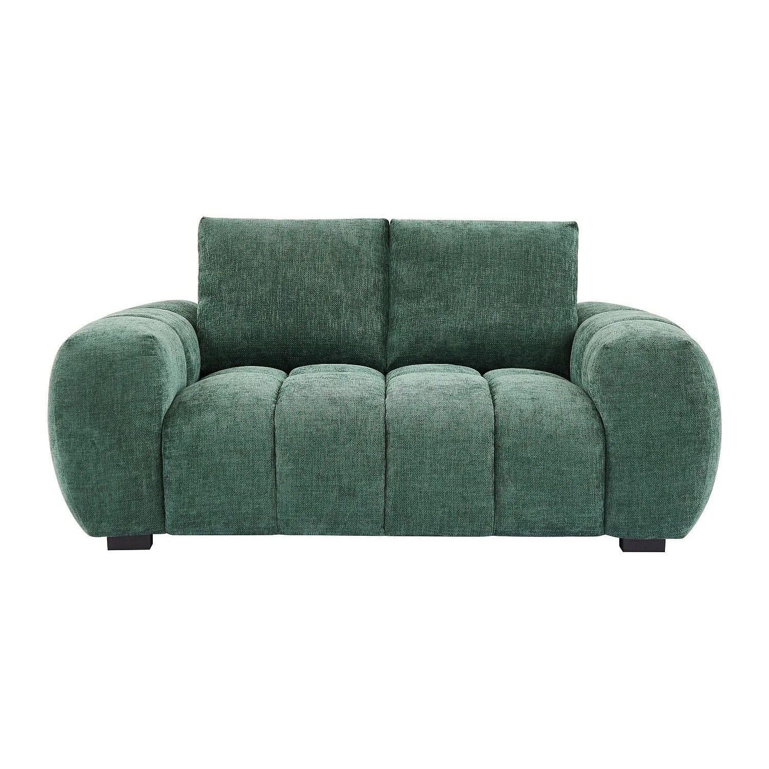 Vente-unique Sofa Ohne Schlafmöglichkeit Berenia Grün 168 cm
