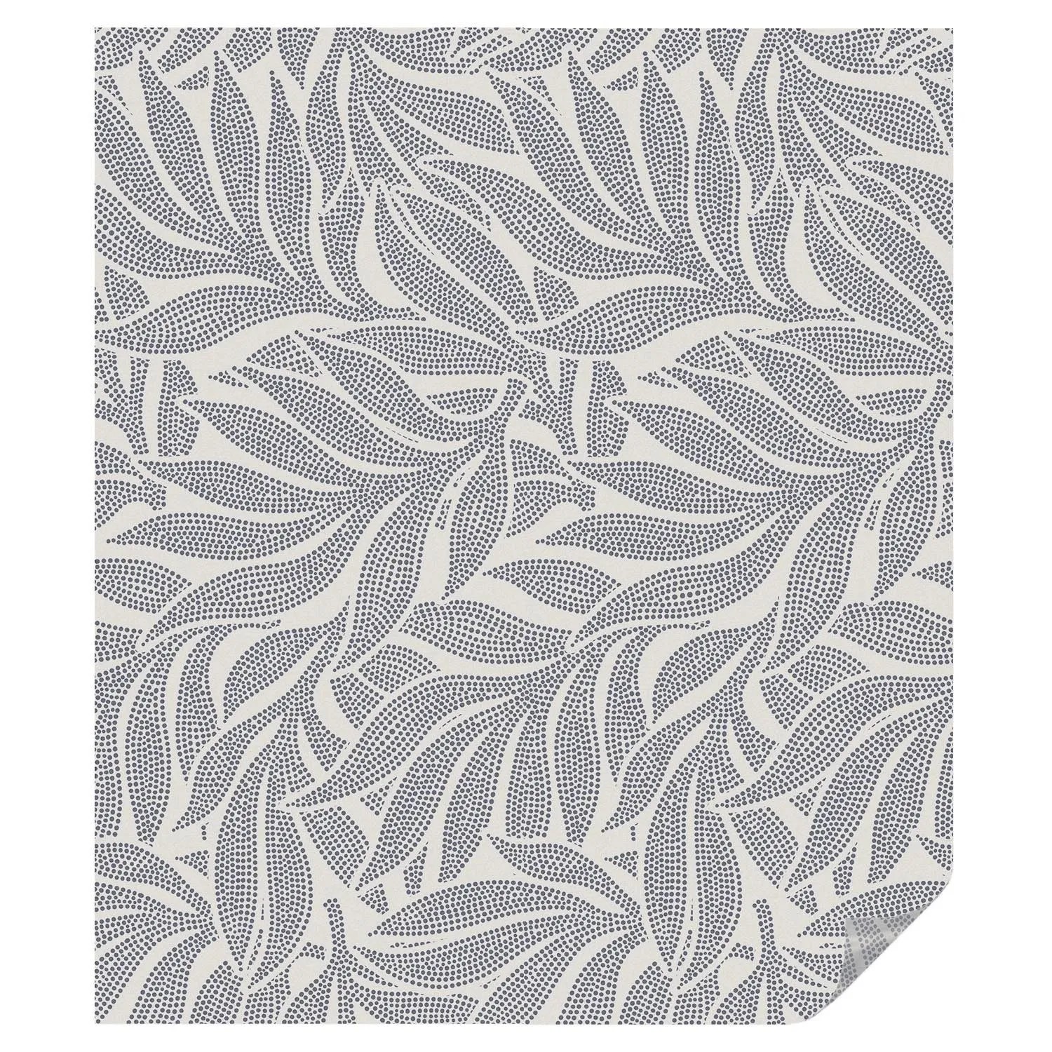 Tulup Fensterfolie Blatt Fällt Sichtschutzfolie Fenster 100x116 cm Grau Bli günstig online kaufen