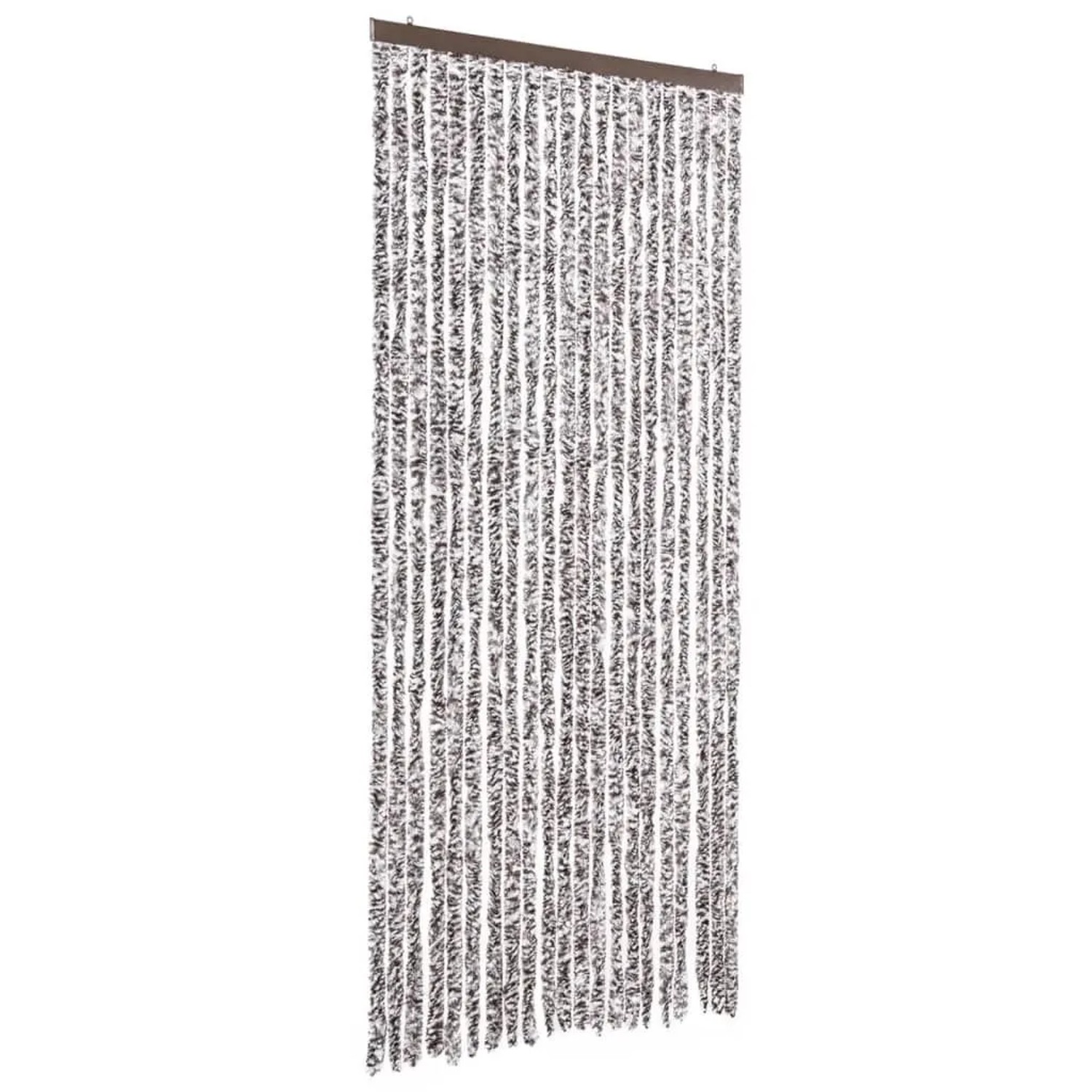 vidaXL Insektenschutz-Vorhang Braun und Beige 90x220 cm Chenille 284277