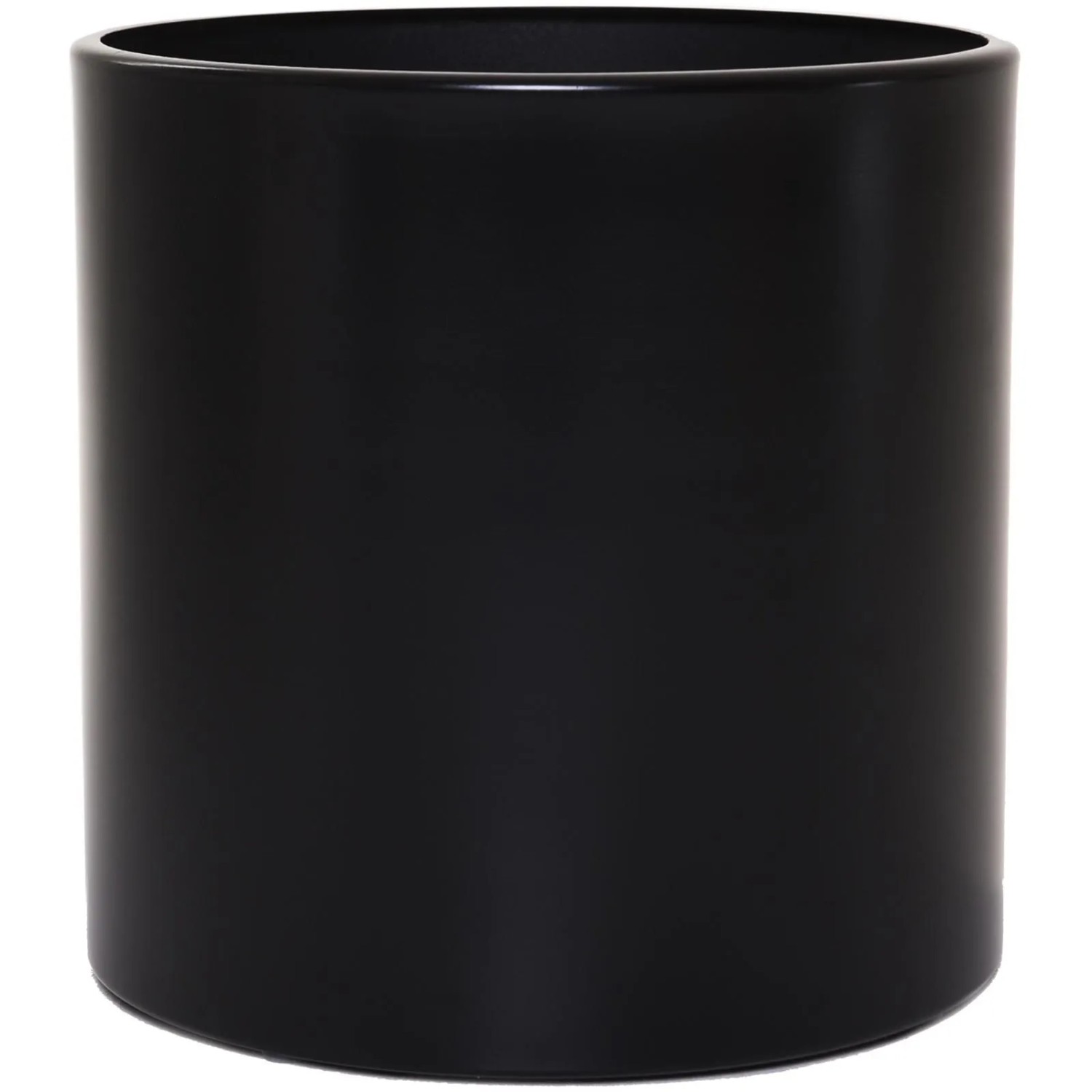 Vivanno Blumentopf Aluminium New Rondo 35x35x35 cm Tiefschwarz