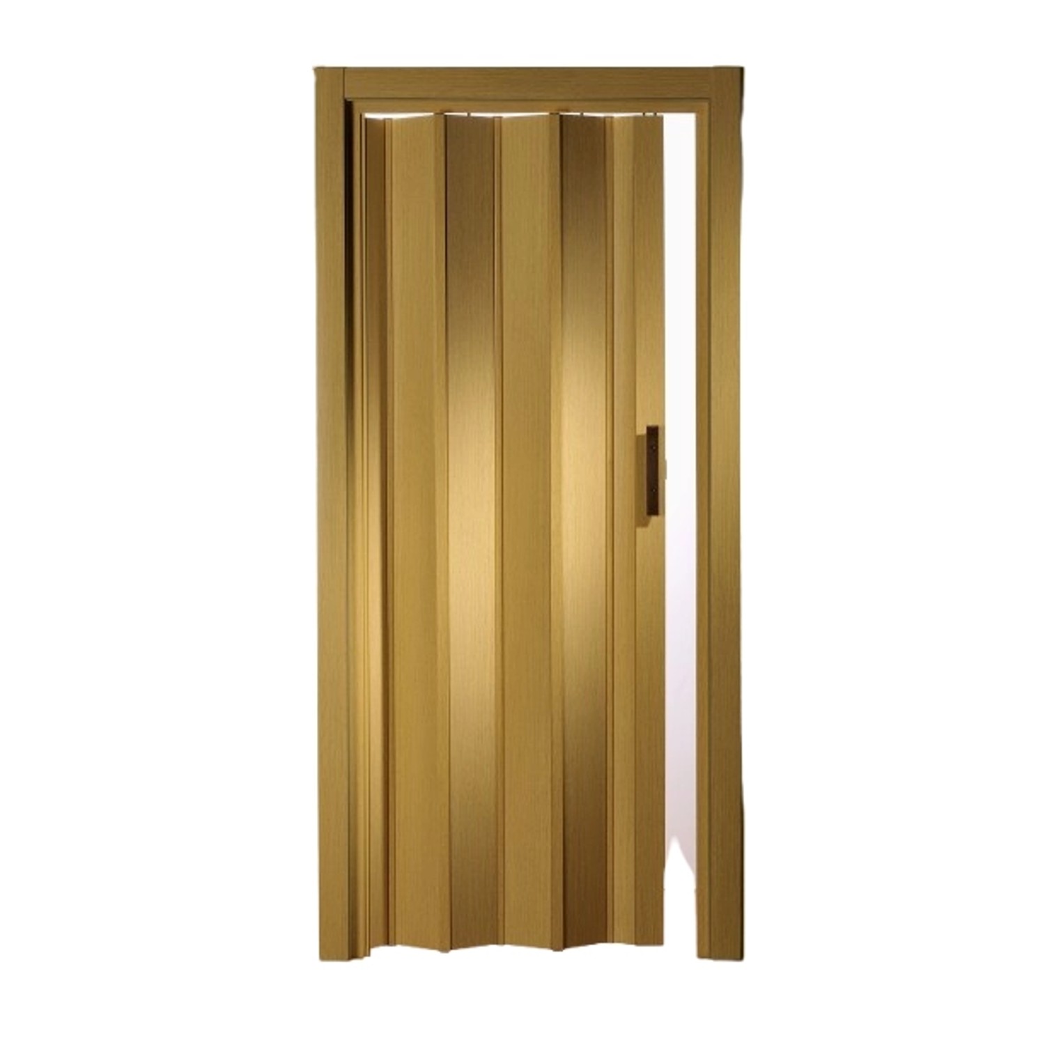 Thumbnail - Forte Premium Kunststoff Falttür Luciana in Eiche Hell