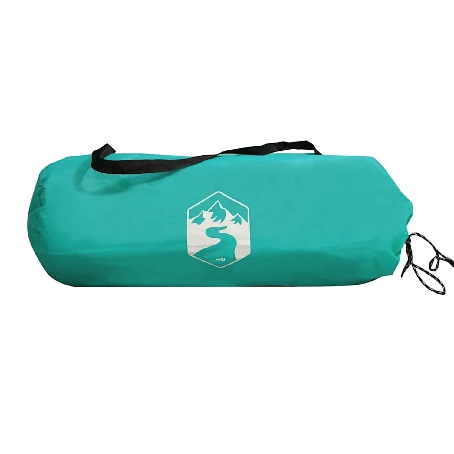 Verpacktes, seegrünes Strandzelt von vidaXL für Camping & Outdoor.