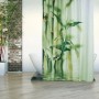 Relaxdays Duschvorhang Polyester Grün Blickdicht Wasserabweisend 200 cm x 180 cm x 4 cm_5