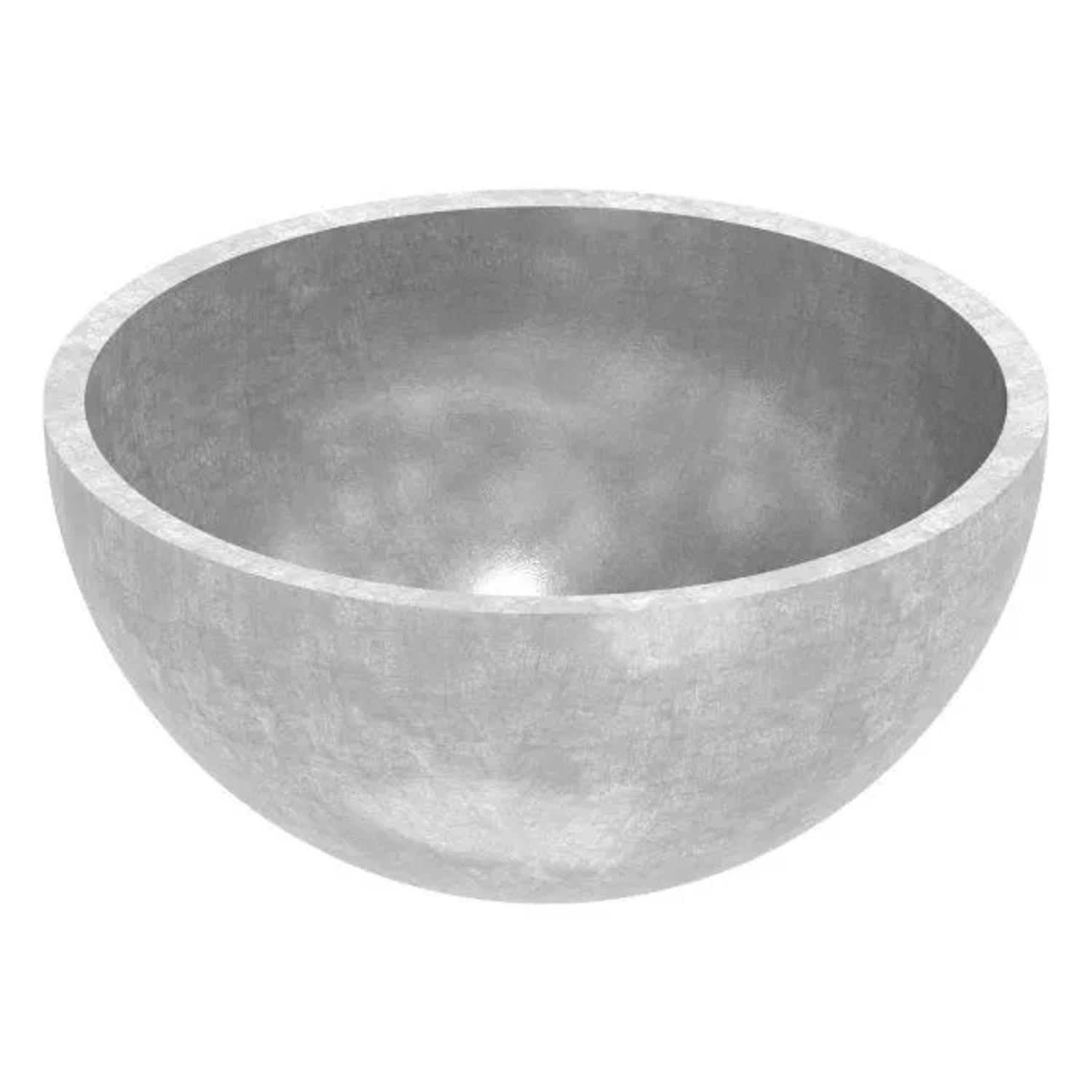 FeNau Halbhohlkugel Ø 48,3x2,0 mm V2A Ungeschliffen