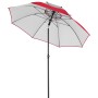 Doppler Strandschirm Windprofi Neo 200 Rot, mit Windventil und Fiberglas-Streben.