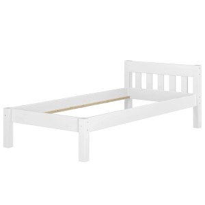 Erst-Holz Stabiles Futonbett 100 x 200 cm Kiefer Bett für Erwachsene Modell 38 ohne Zubehör