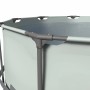 Detailansicht Avenli Frame Plus Pool, Stahlrahmen, grau, rund, ohne Pumpe.