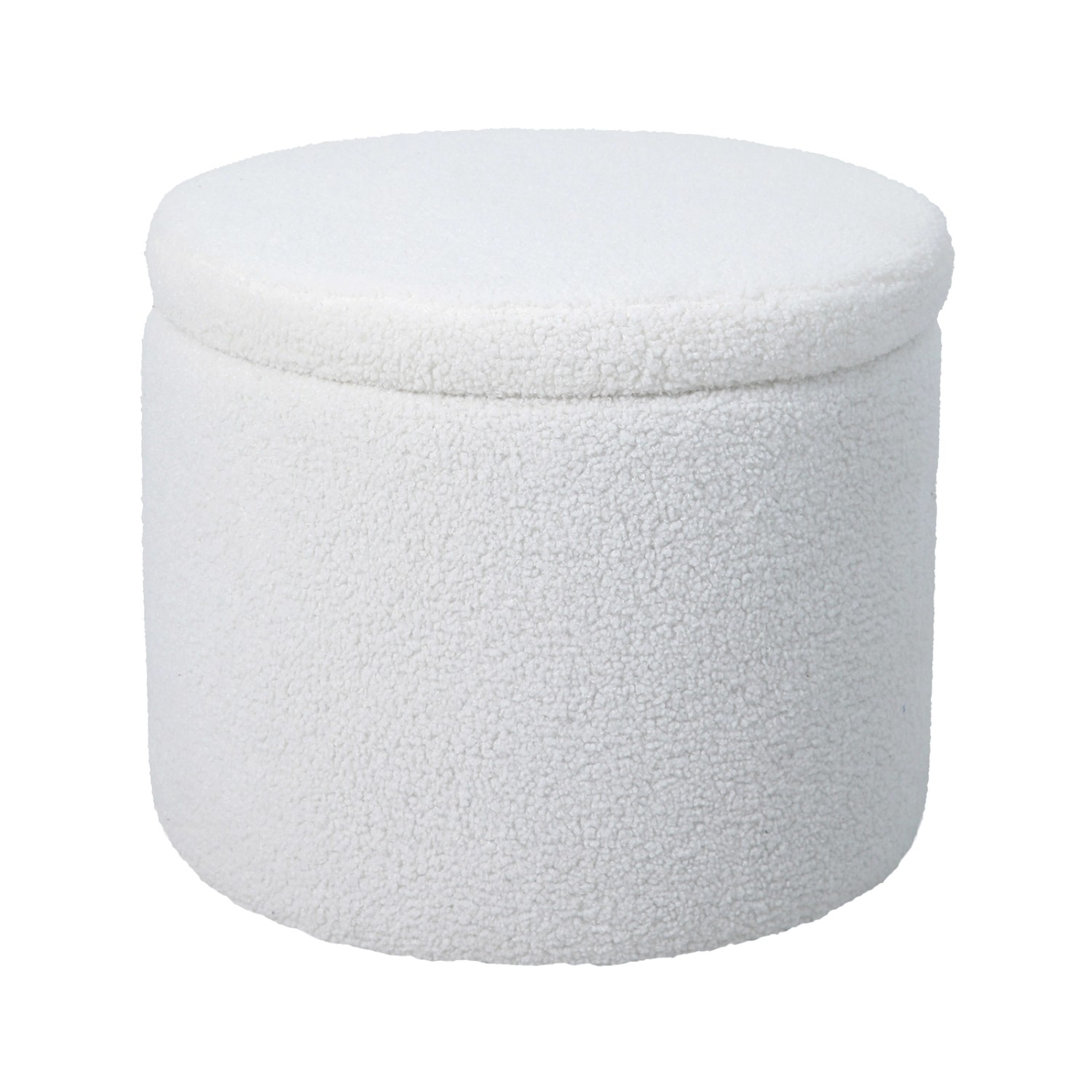 Svita Amber Aufbewahrungsbox Mit Deckel Hocker Mit Stauraum Sitzhocker Teddy Weiß