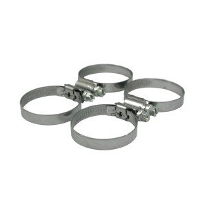 Summer Fun Schlauchschellen Edelstahl, 4er Set (30-45mm) für Pool Installation.