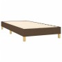Boxspringbett braun 80x200 cm mit Lattenrost und Füßen. Bett für erholsamen Schlaf.