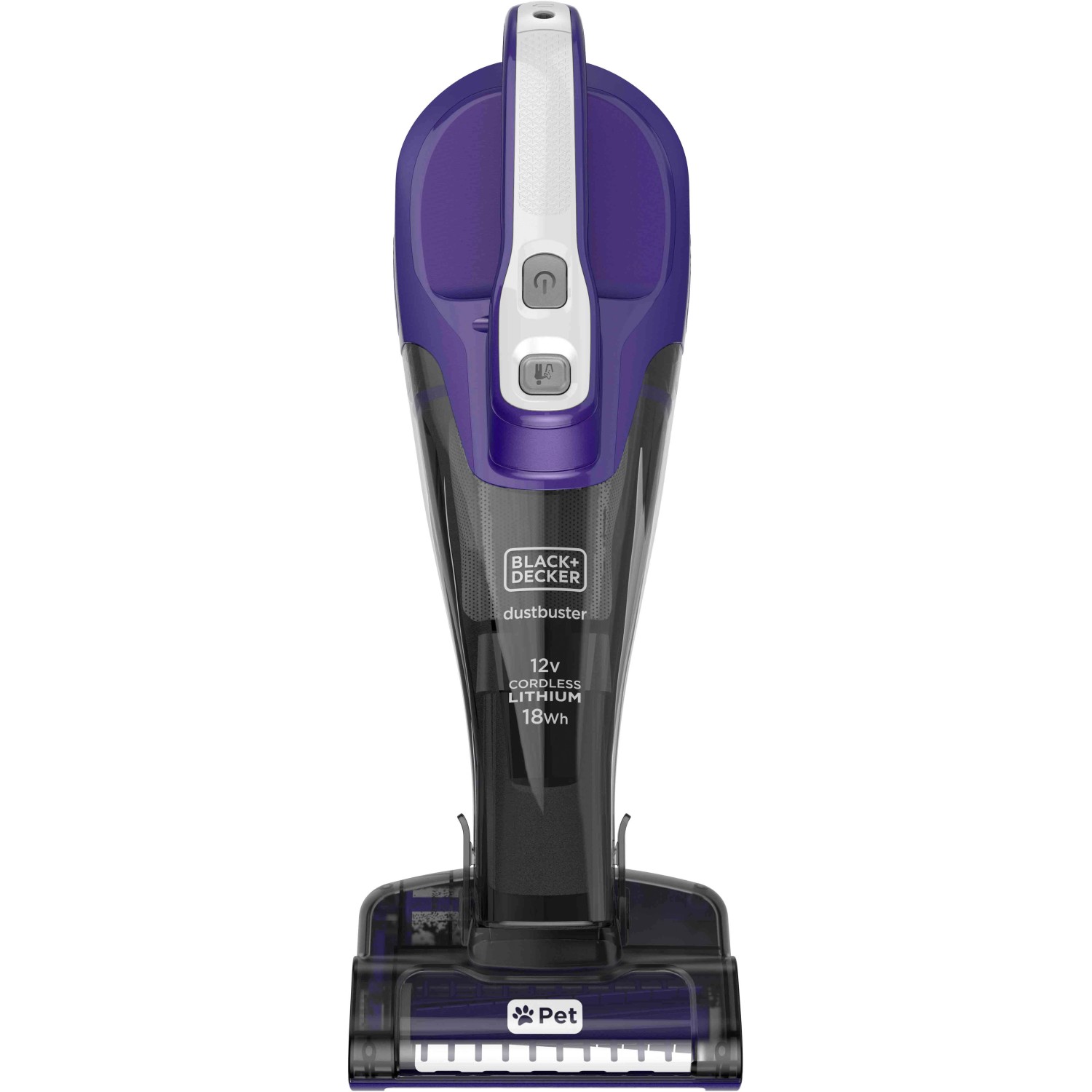 Black+Decker Akku-Handstaubsauger Pet DVB315JP mit Tierhaarbürste.