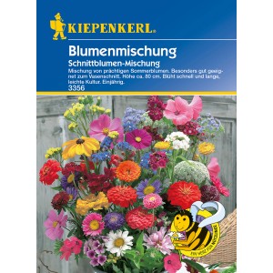 Kiepenkerl Schnittblumen-Mischung: Bunte Sommerblumen für den Vasenschnitt.