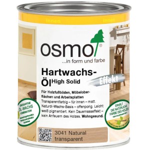 Dose Osmo Hartwachs-Öl Effekt Natural 750ml für Holzfußböden und Möbel.