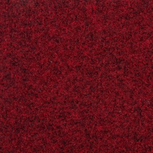 Rote Schatex Nadelfilz Teppichfliese, 50x50 cm, ideal für Büro und Messe.