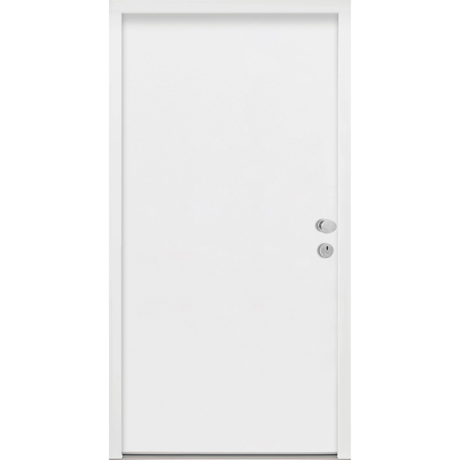 Splendoor Wohnungseingangstür BARI ACOUSTIC 44dB RC2 Rechts Weiß nach Maß