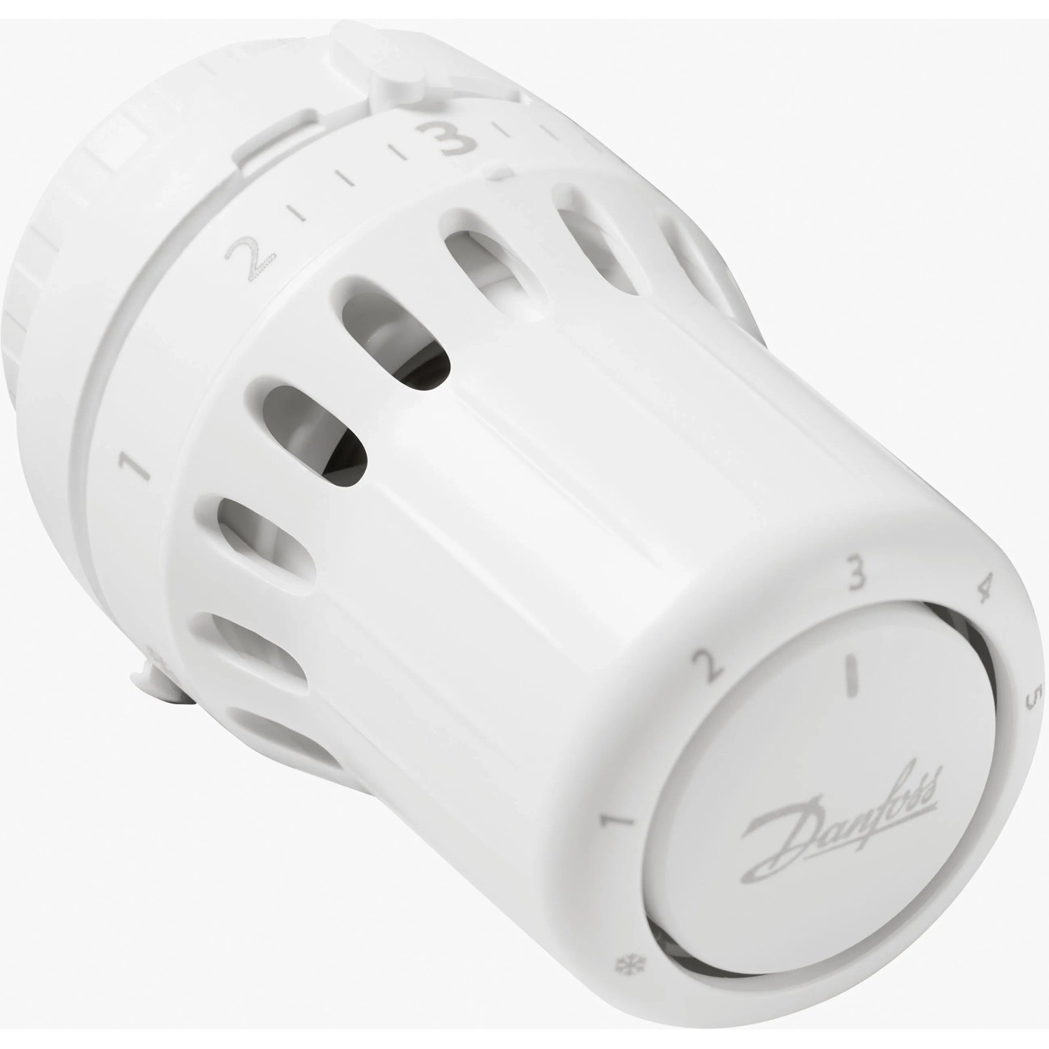 Danfoss Thermostatkopf RAW, weiß, mit Fühler zur Heizungs-Installation.