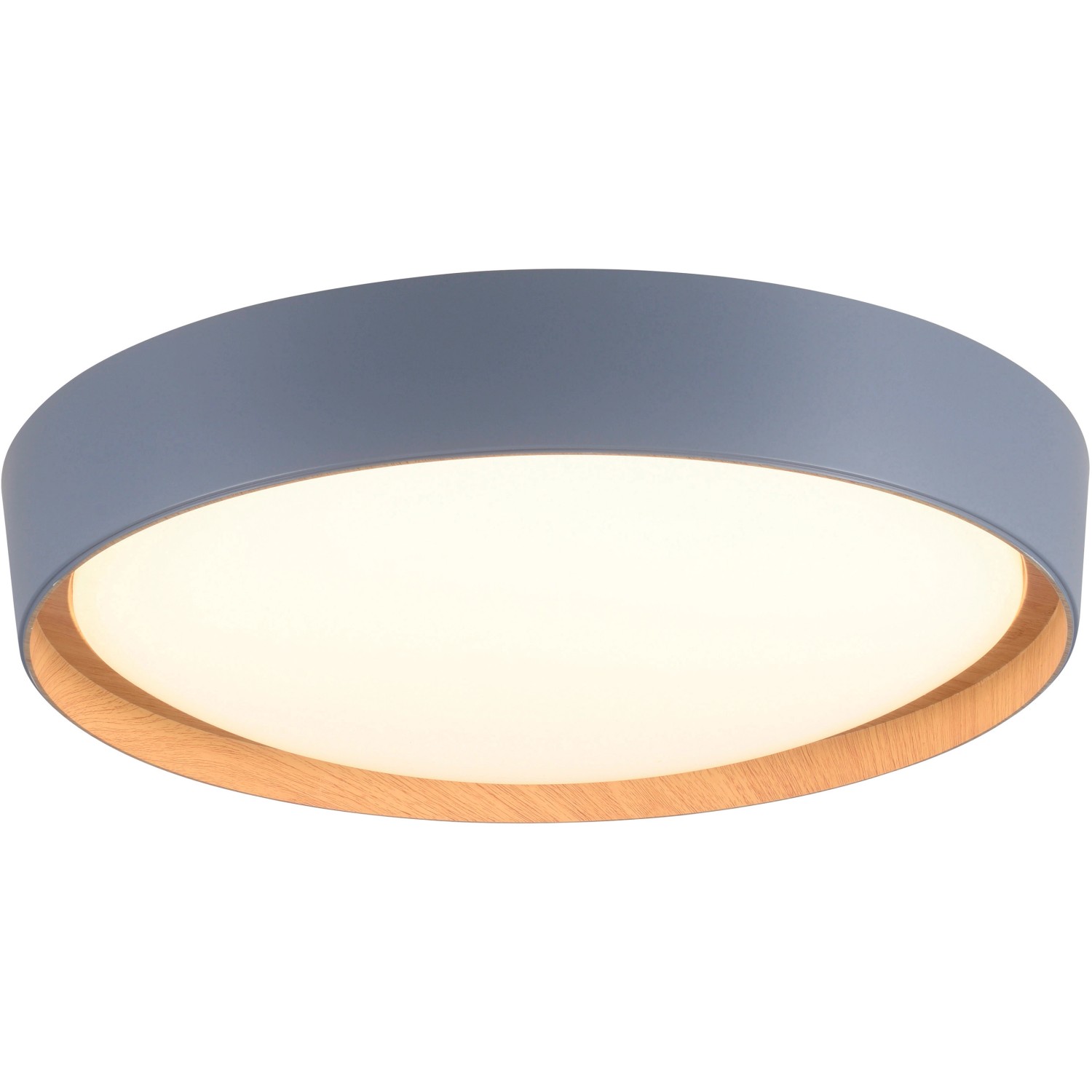 Just Light. LED-Deckenleuchte Emilia Grau Ø 40 cm günstig online kaufen