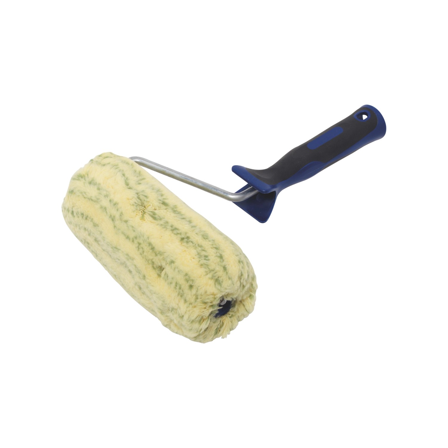 LUX Polyamid-Roller gepolstert 2K-Softgriff Schwarz-Blau 18 cm günstig online kaufen