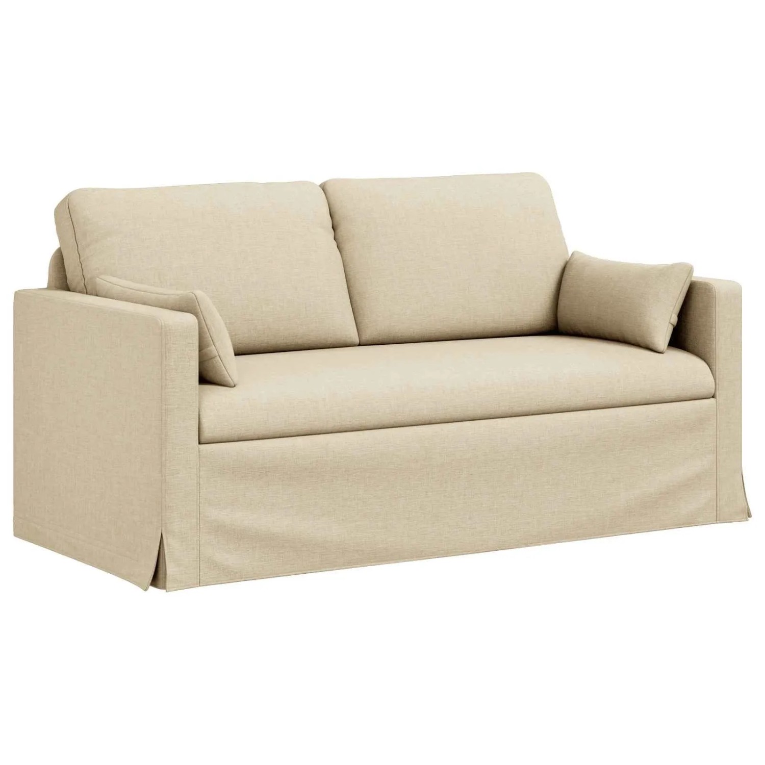 vidaXL Sofa Creme 158 x 78 x 80 cm Stoff 42024367