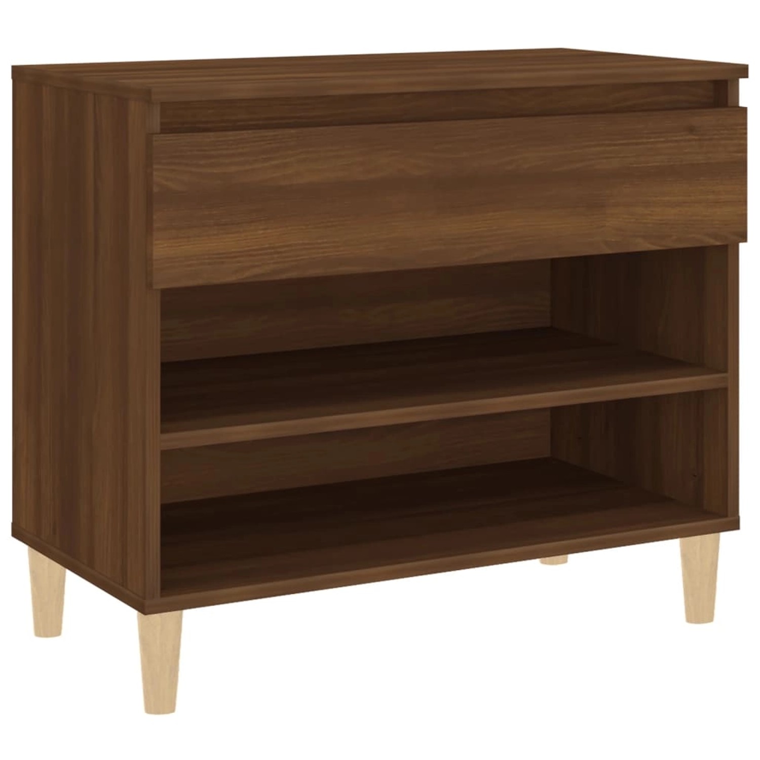 vidaXL Schuhregal Braun Eichen-Optik 70x36x60 cm Holzwerkstoff 819763 günstig online kaufen