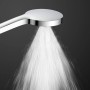 Schütte Samoa Rain Handbrause, Chrom-Anthrazit, mit Wasserstrahl.