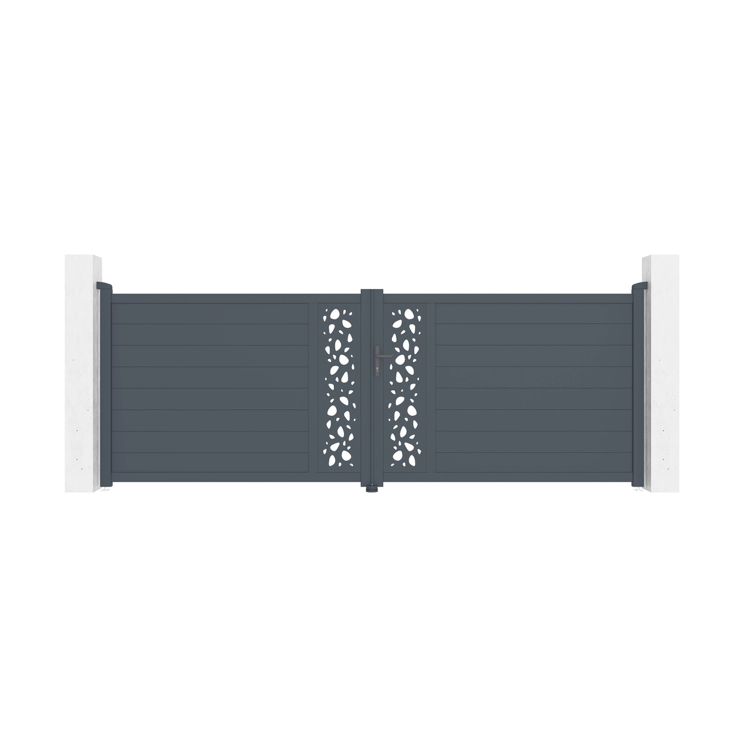 Casanoov Flügeltor Elektrisch 3 5M Sunny H 140Cm & Drehtorantrieb Hicker B2 günstig online kaufen