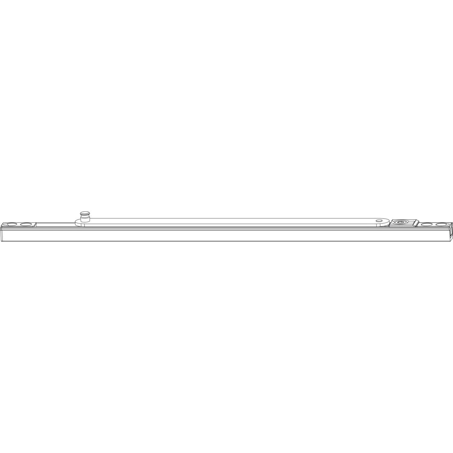 Maco Öffnungsbegrenzung mit Bremse Armlänge 274mm Flügelfalzbreite 480-1800 Silber