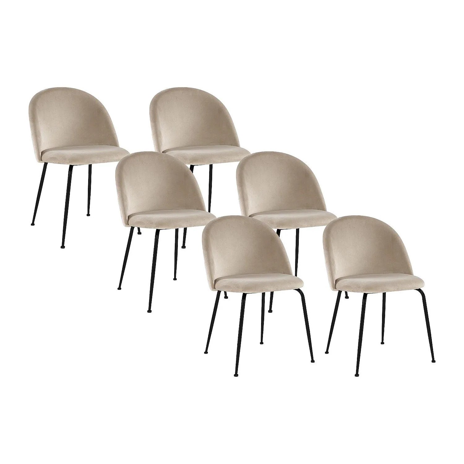 Vente-unique Stuhl Melbourne Beige 50 cm