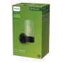 Philips Flareon Außenwandleuchte, rund, max. 25W, exklusive Leuchtmittel, in schwarzer Verpackung.