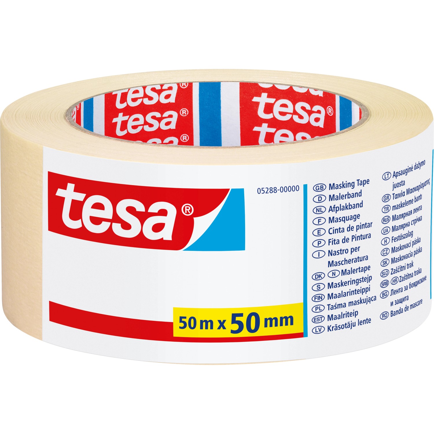 Tesa Maler-Krepp Economy 50 m x 50 mm