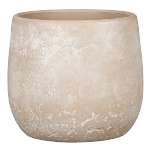 Scheurich Übertopf Dune, hellbeige, Ø 13 cm, aus Keramik für den Innenbereich.