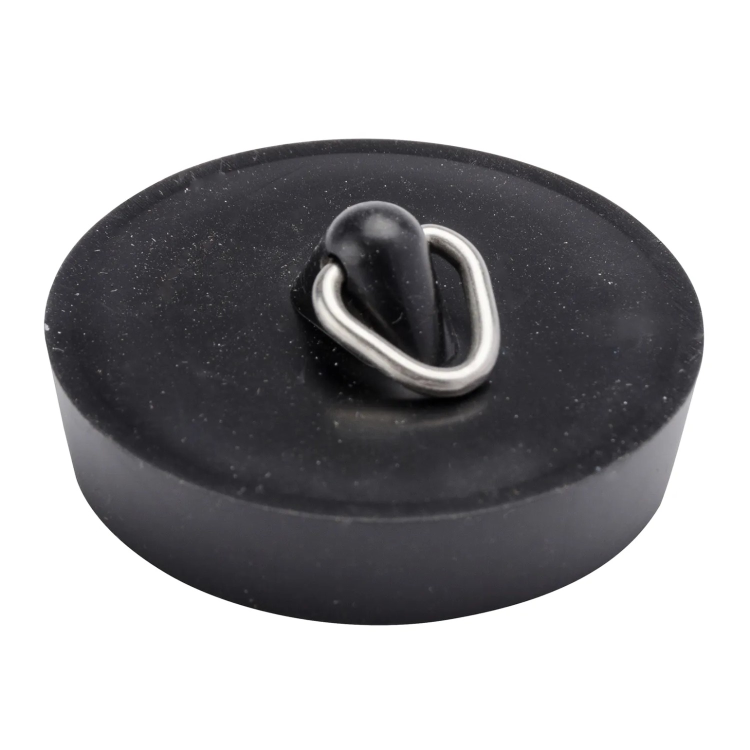 Wenko Ventilstopfen, Ø 4,55 cm, schwarz, für Waschbecken und Badewanne.