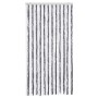 vidaXL Insektenschutz-Vorhang Grau und Weiß 100x220 cm Chenille 241225_3